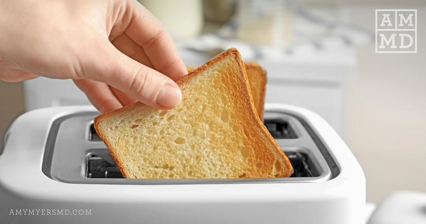 Toast in the toaster - Gluten Detox: How To Recover From Exposure - Amy Myers MD®