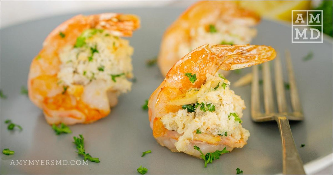 Gluten-Free Crab-Stuffed Shrimp