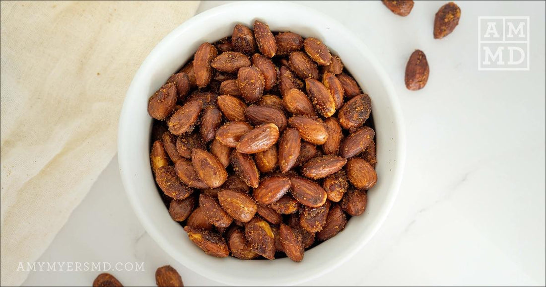 Sweet & Spicy Roasted Almonds