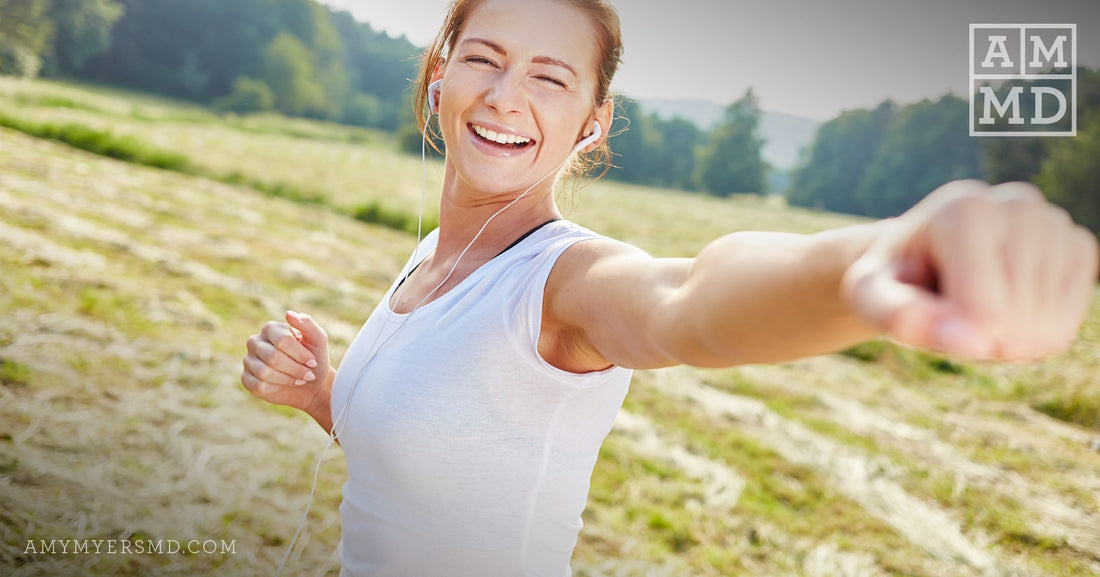 Woman Boxing in a Field - Glutathione – The #1 Nutrient for Detoxification - Amy Myers MD®