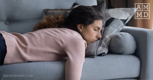 Napping young woman - Adrenal Fatigue All You Need to Know - Amy Myers MD®