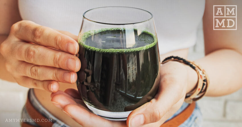 A cup of green juice - 8 Food To Help You Detox Naturally - Amy Myers MD