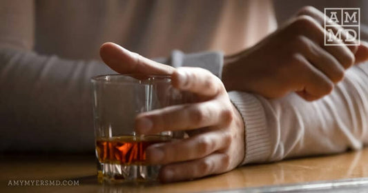 Glass of Bourbon - Alcohol and Gut Health - Amy Myers, MD®