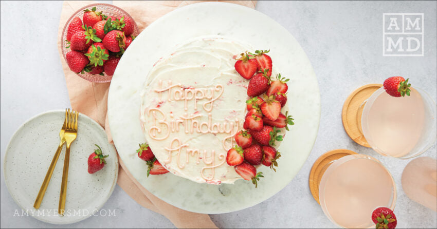 Happy Birthday Dr. Myers - Protein Birthday Cake - Amy Myers MD®