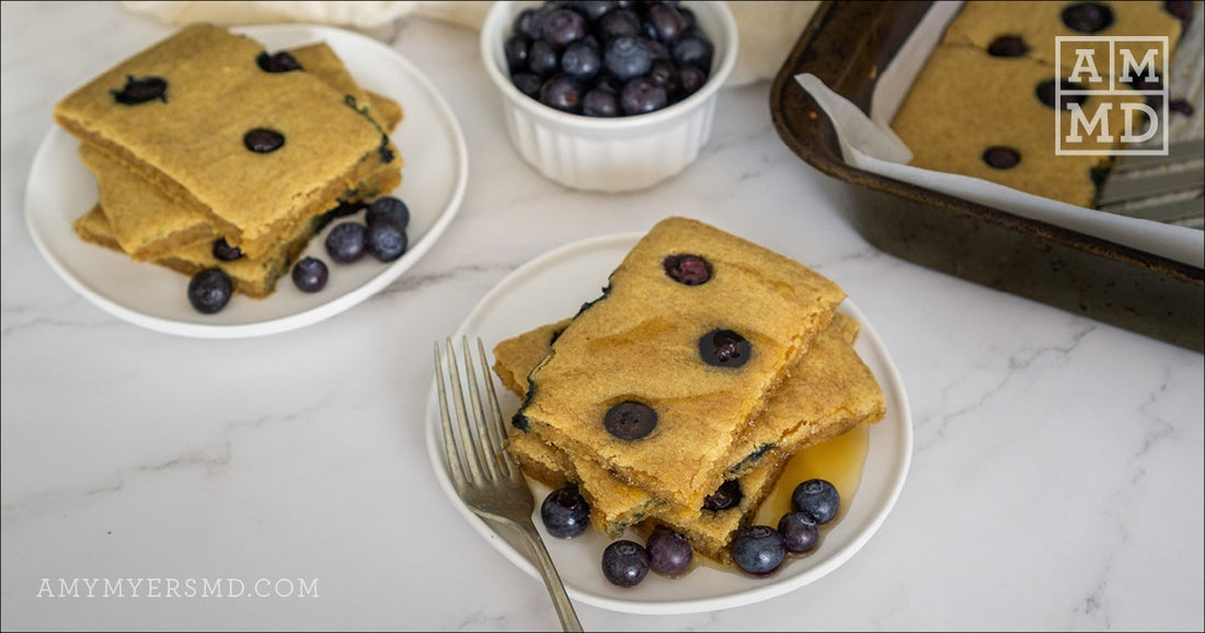 Blueberry sheet pancakes - Amy Myers MD®