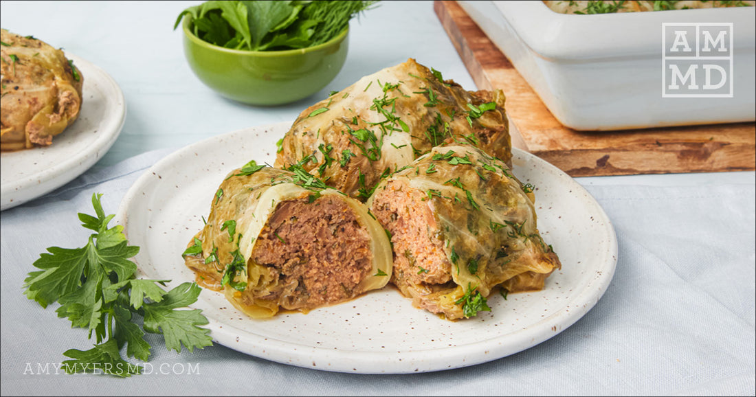 Irish Stuffed Cabbage on a plate - Amy Myers MD®