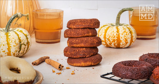 Pumpkin Spice Doughnuts Stacked - Amy Myers MD®