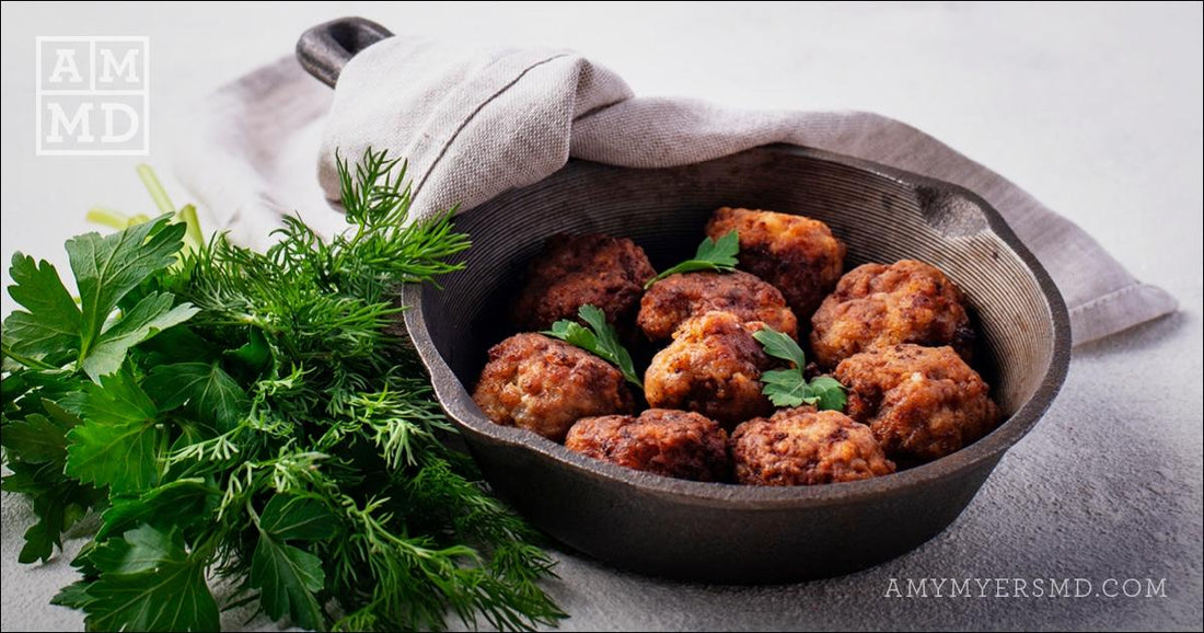 Hidden Superfood Italian Meatballs