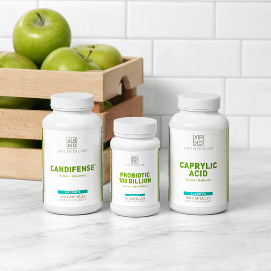 Candida Breakthrough Kit - Probiotic - Candifense - Caprylic Acid - Amy Myers MD®