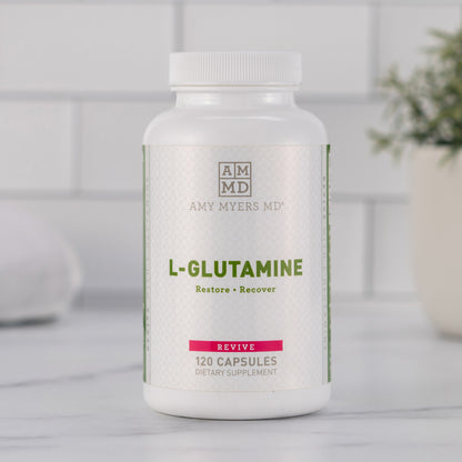 L-Glutamine Capsules for leaky gut - Amy Myers MD®