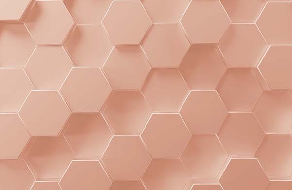 pink hexagons